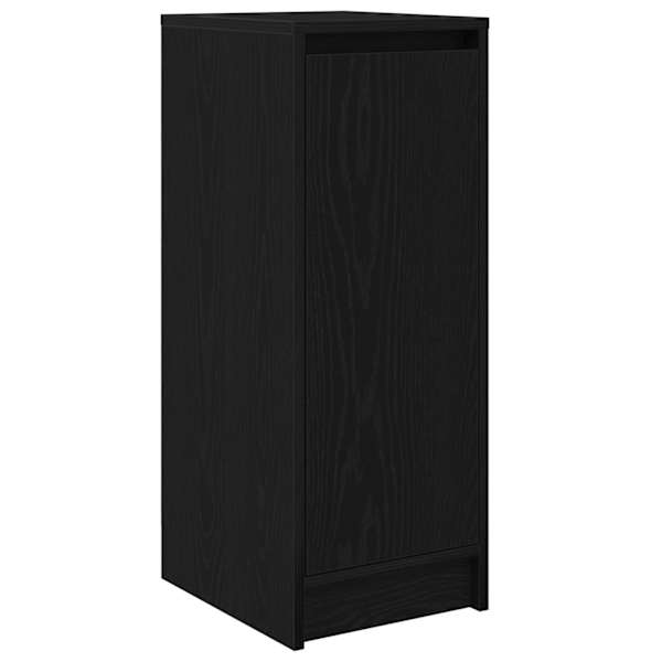 vidaXL jalatsikapp, must tamm, 29,5x34x76 cm, tehispuit