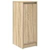 vidaXL kingakapp, Sonoma tamm, 29,5x34x76 cm, tehispuit