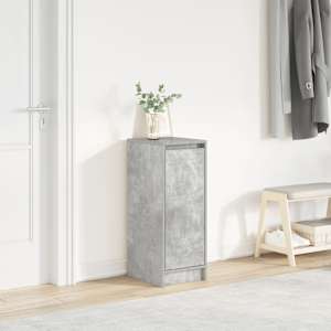 Botník betonově šedý 29,5x34x76 cm kompozitní dřevo - obrázek 1