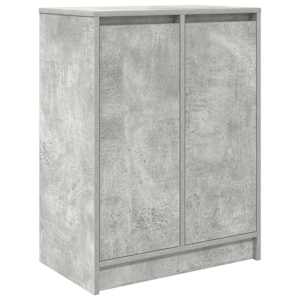 Botník betonově šedý 57x34x76 cm kompozitní dřevo - obrázek 2