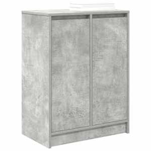 Botník betonově šedý 57x34x76 cm kompozitní dřevo - obrázek 4