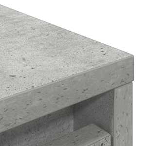 Botník betonově šedý 57x34x76 cm kompozitní dřevo - obrázek 9