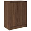 vidaXL jalatsikapp, pruun tamm, 57x34x76 cm, tehispuit
