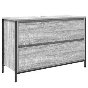 vidaXL Vannitoa valamukapp sahtlitega hall sonoma 90x34,5x60 cm
