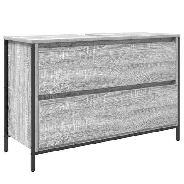 vidaXL Vannitoa valamukapp sahtlitega hall sonoma 90x34,5x60 cm