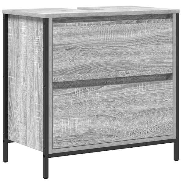vidaXL Vannitoa valamukapp sahtlitega sonoma tamm 60x34,5x60 cm