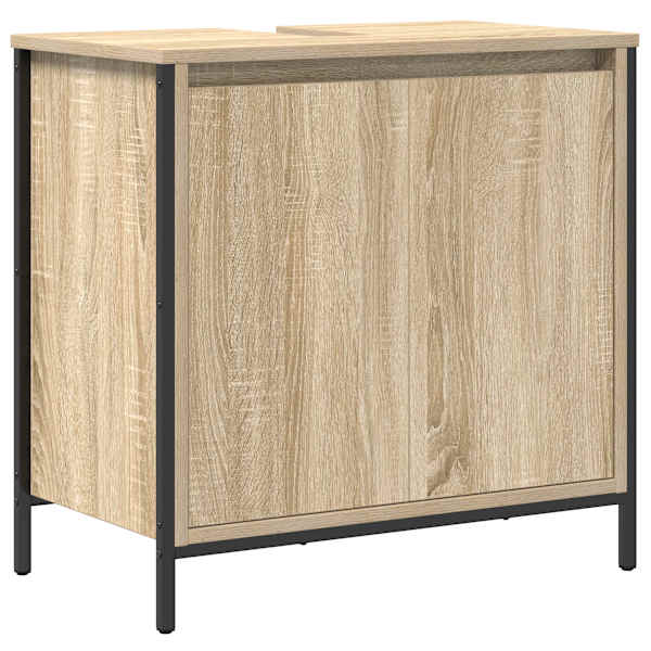 vidaXL vannitoa kraanikausi kapp Sonoma tamm 60 x 34,5 x 60 cm