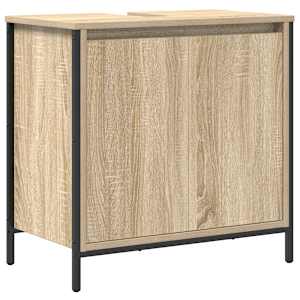 Koupelnová skříňka s umyvadlem Dub sonoma 60x34,5x60 cm - obrázek 2
