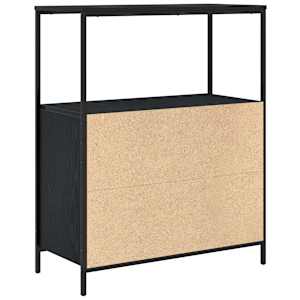 Koupelnová skříňka s policemi Černý dub 76,5x35x95 cm - obrázek 8