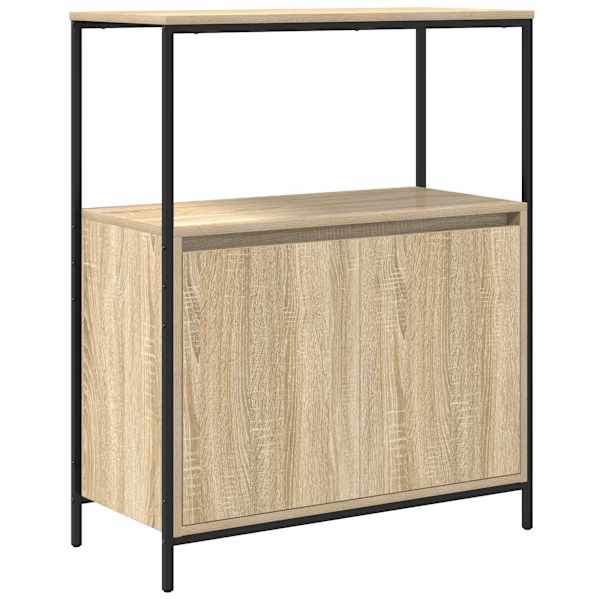 vidaXL Vannitoa kapp riiulitega sonoma tamm 76,5x35x95 cm