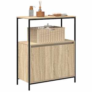 Koupelnová skříňka s policemi Dub sonoma 76,5x35x95 cm - obrázek 4