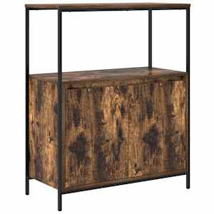vidaXL riiulitega vannitoakapp suitsutamm 76,5x35x95 cm
