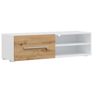 5dílná TV stolky s LED osvětlením dub artisan kompozitní dřevo - obrázek 9