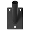 vidaXL Lipu Posti Hoidja Must 10,5 x 7,5 x 0,25 cm Teras
