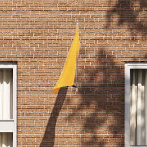 Držalo za zastavo srebrna 15 x 3 x 0,35 cm Jeklo