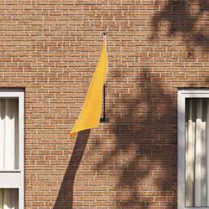 Držalo za zastavo Črna 13 x 6 x 0,2 cm Jeklo