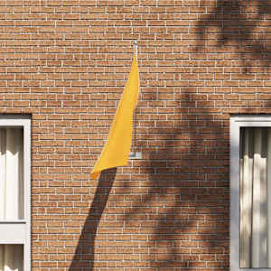 Držalo za zastavo srebrna 13 x 6 x 0,2 cm Jeklo