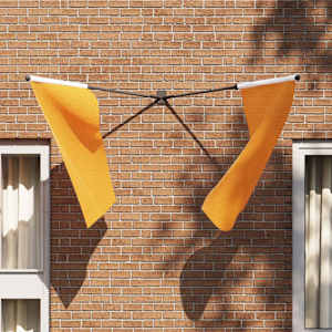 Držalo za zastavo Črna 11,5 x 7,5 x 0,2 cm Jeklo