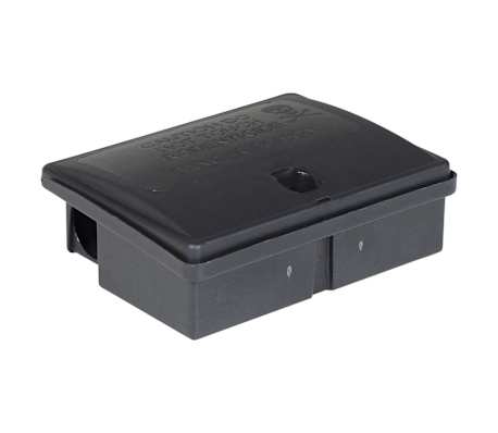 vidaXL Muizenvallen 10 st 13x10x4 cm zwart