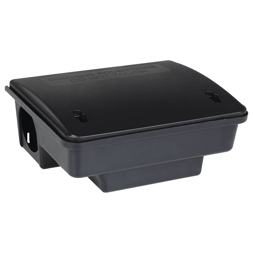 vidaXL Hiiriloukut 4 kpl Musta 23x19x9,5 cm