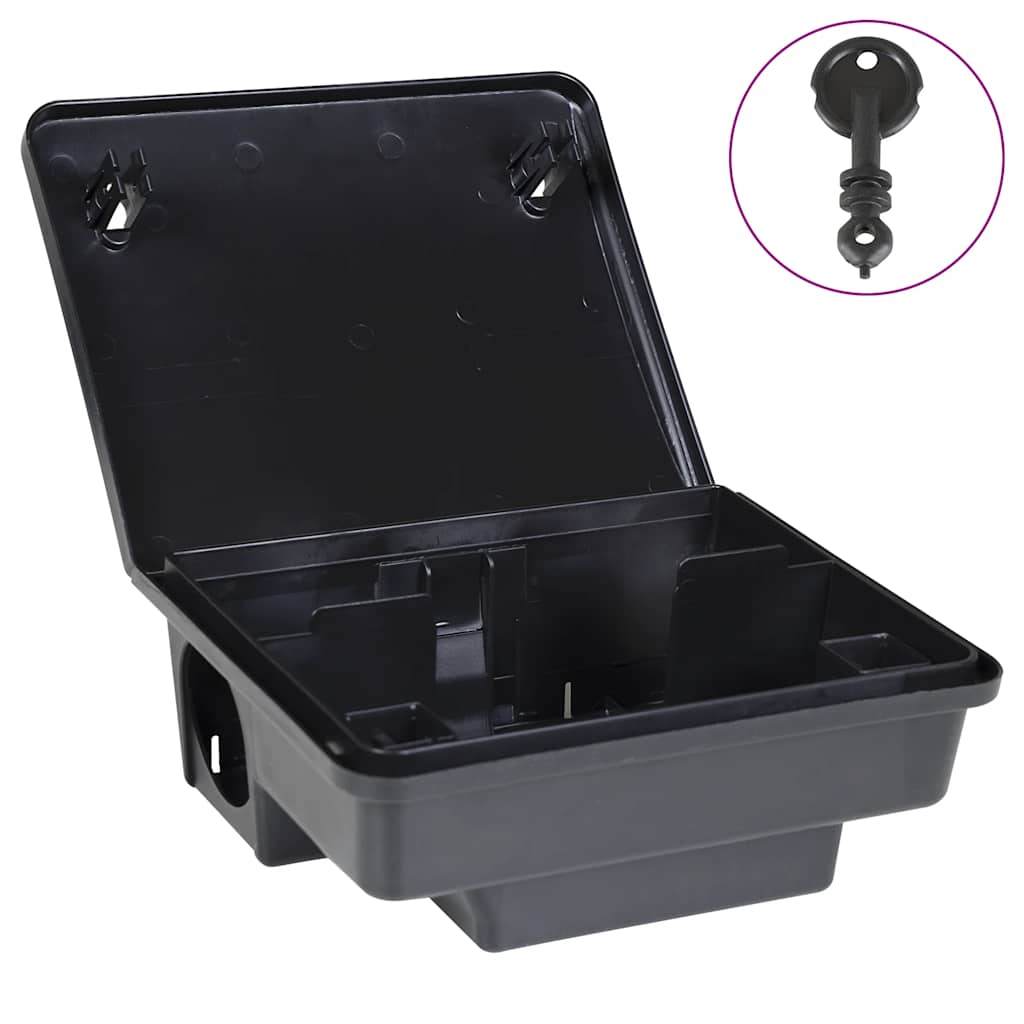 vidaXL Musefeller 4 stk svart 23x19x9,5 cm