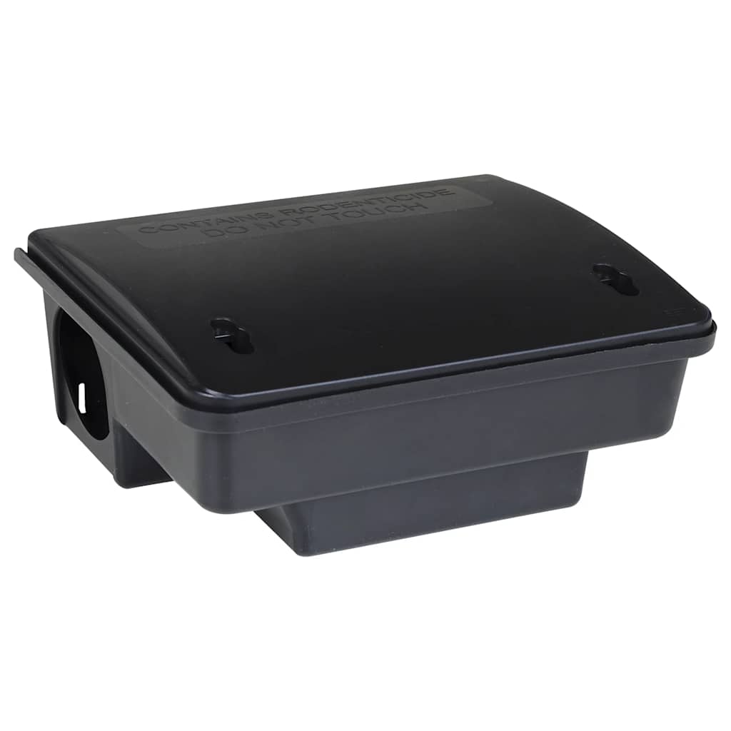 vidaXL 6 db fekete egérfogó 23x19x9,5 cm