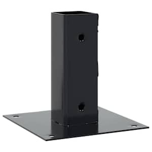 Podstavce pod sloupky čtvercové 12 ks antracit 46x46 mm - obrázek 3