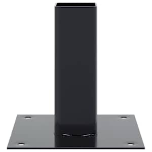 Podstavce pod sloupky čtvercové 12 ks antracit 46x46 mm - obrázek 8
