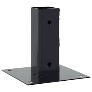 Podstavce pod sloupky čtvercové 4 ks antracit 51x51 mm - obrázek 3