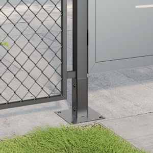 Podstavce pod sloupky čtvercové 4 ks antracit 51x51 mm - obrázek 4
