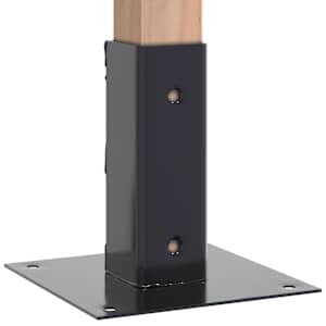 Podstavce pod sloupky čtvercové 4 ks antracit 51x51 mm - obrázek 5