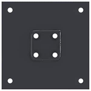 Podstavce pod sloupky čtvercové 4 ks antracit 51x51 mm - obrázek 9