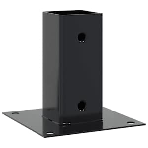 Podstavce pod sloupky čtvercové 4 ks antracit 61x61 mm - obrázek 3