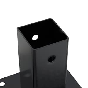 Podstavce pod sloupky čtvercové 4 ks antracit 61x61 mm - obrázek 10