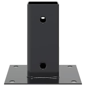 Podstavce pod sloupky čtvercové 12 ks Antracit 71x71 mm - obrázek 6