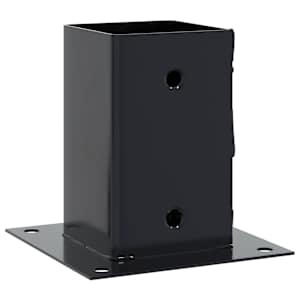 Podstavce pod sloupky čtvercové 12 ks antracit 81x81 mm - obrázek 3