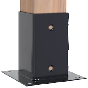 Podstavce pod sloupky čtvercové 12 ks antracit 81x81 mm - obrázek 6
