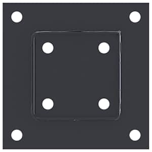 Podstavce pod sloupky čtvercové 12 ks antracit 81x81 mm - obrázek 9