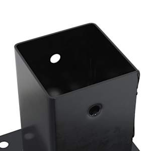 Podstavce pod sloupky čtvercové 12 ks antracit 81x81 mm - obrázek 10