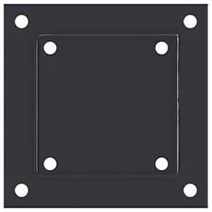Podstavce pod sloupky čtvercové 4 ks Antracit 101x101 mm - obrázek 8