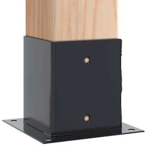 Podstavce pod sloupky čtvercové 12 ks Antracit 101x101 mm - obrázek 4