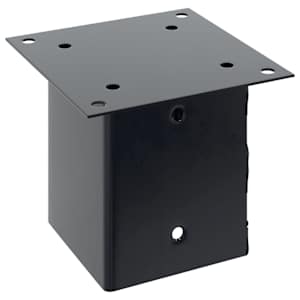 Podstavce pod sloupky čtvercové 12 ks Antracit 101x101 mm - obrázek 5