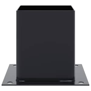 Podstavce pod sloupky čtvercové 12 ks Antracit 101x101 mm - obrázek 7