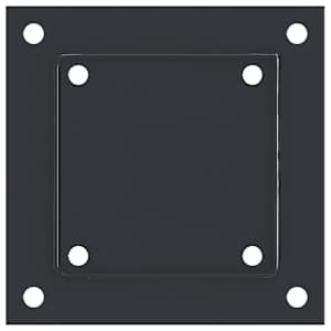 Podstavce pod sloupky čtvercové 12 ks Antracit 101x101 mm - obrázek 8