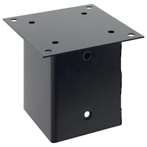 Podstavce pod sloupky čtvercové 12 ks antracit 121x121 mm - obrázek 5