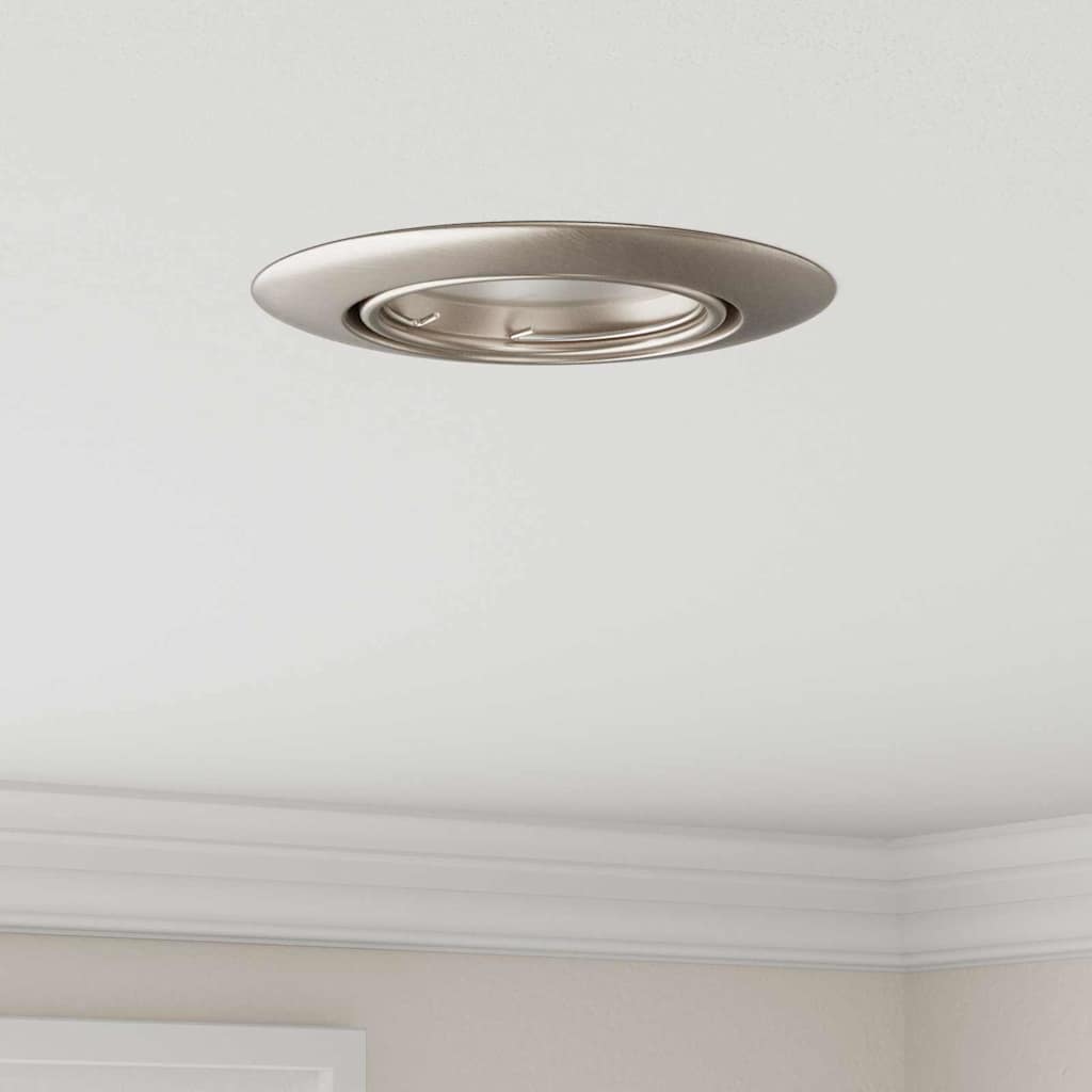 Lamper Sæt med 24 Sølv Aluminium 9 cm Indbyggede LED-lamper