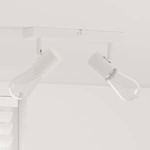 Stropni reflektor s središči Bela 26 x 6,5 x 11,5 cm Kovina