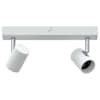 vidaXL Lae kohtvalgusti prožektoritega Valge 26 x 6,5 x 11,5 cm Metall