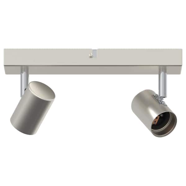 vidaXL Lae kohtvalgusti Nikkel 26 x 6,5 x 11,5 cm Metall