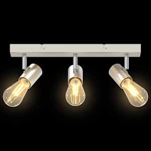 Stropní bodové světlo Niklová 38 x 6,5 x 11,5 cm kov - obrázek 12